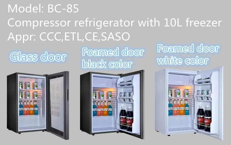 Compressor Refrigerator Freezer,85l Mini Bar Fridge Buy Compressor