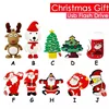 Christmas Gift Usb 2.0 Usb Memory Disk Rubber Cartoon F Flash Drives