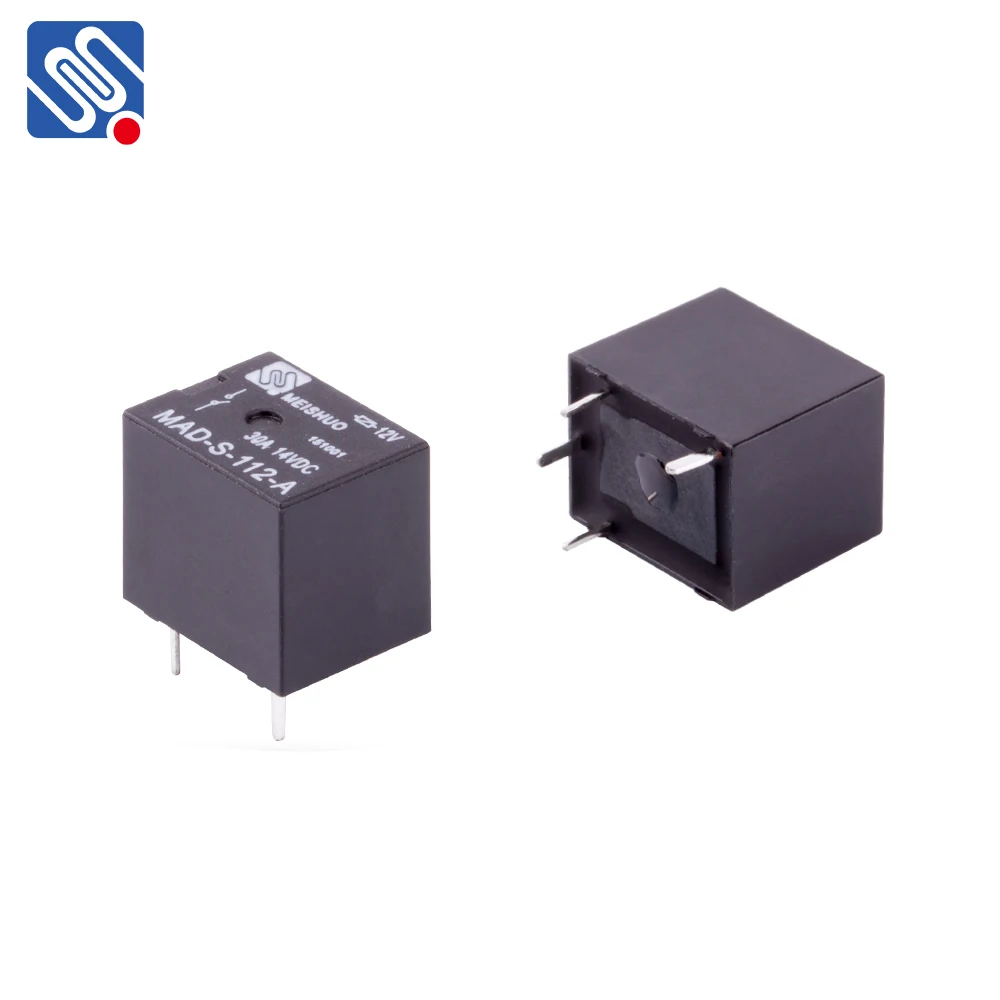 Meishuo MAD Mini PCB 0.6W 0.8W 12v 20a Dc Electromagnetic Automotive Relay 12v Dc