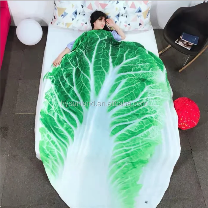 Mxdfafa 3D Fruit Vegetables Funny Blanket Bedding Banana Potato Shaped Summer Quilt Cute Comforter Washable Light Quilt Avocado,Couples Quilt 