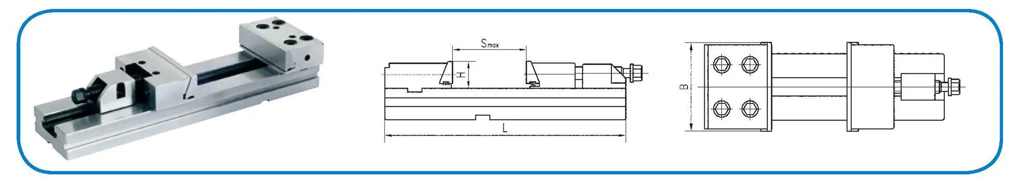 GT150 Precision CNC Milling Machine Vise