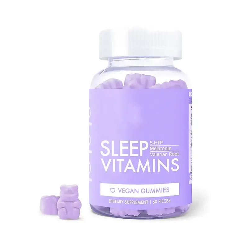 OEM Private Label Gummy Candy Vegan Supplements  Promotes Relaxation Good Health and Sleep Melatonin Gummies factory