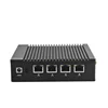 Mikrotik Router Firewall mini pc 4 NIC LAN Support Power On Wake-On-LAN Soft Router Pfense OS 12v Mini Linux Computer