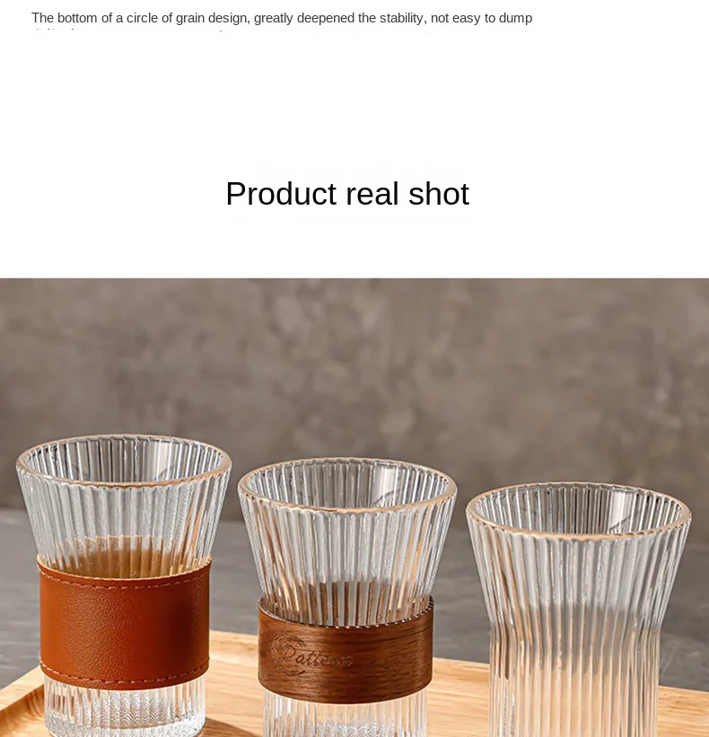 product modern high borosilicate glass insulated coffee cup transparent vertical bar milk cup for parties-14
