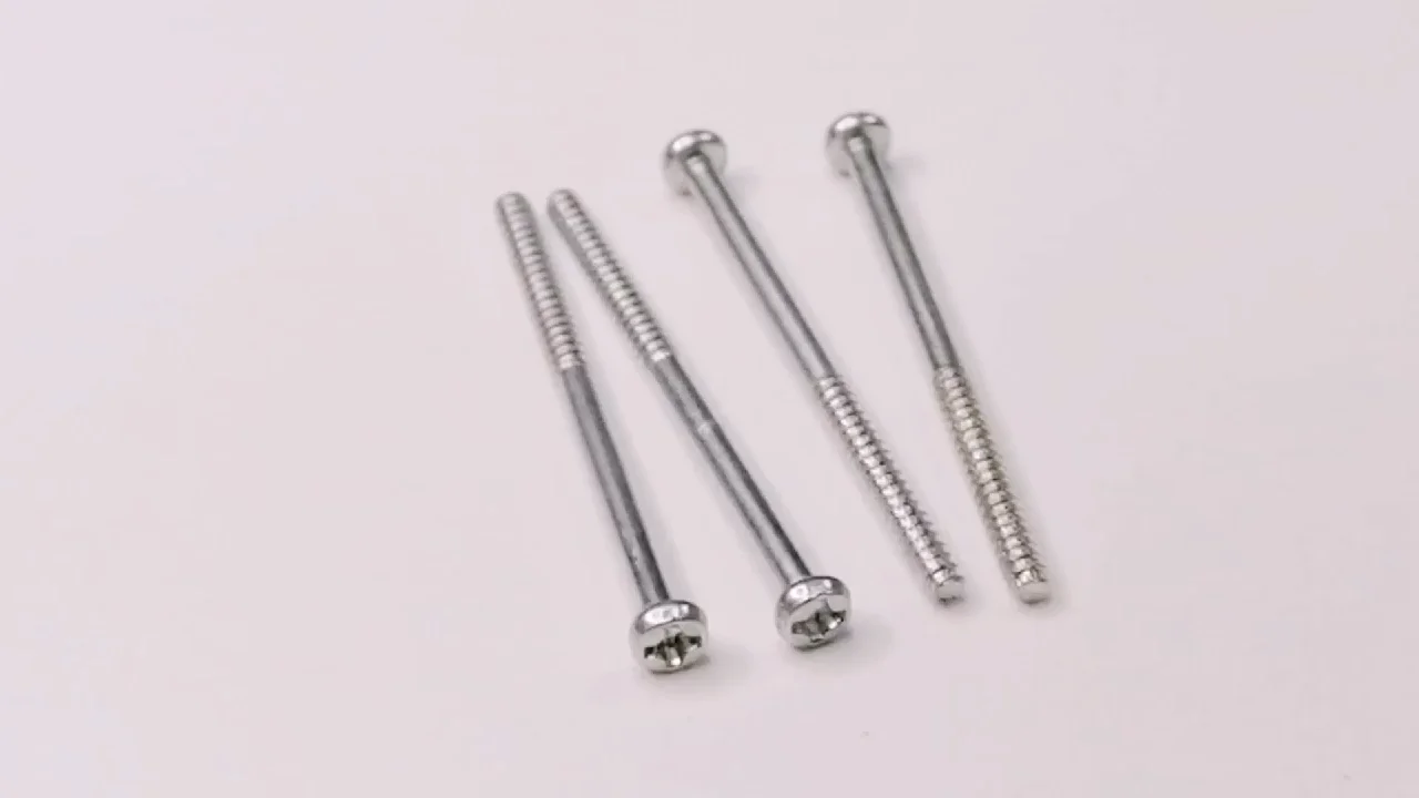 Stainless Steel Phillips Slot Pan Head Partial Thread Screw Space