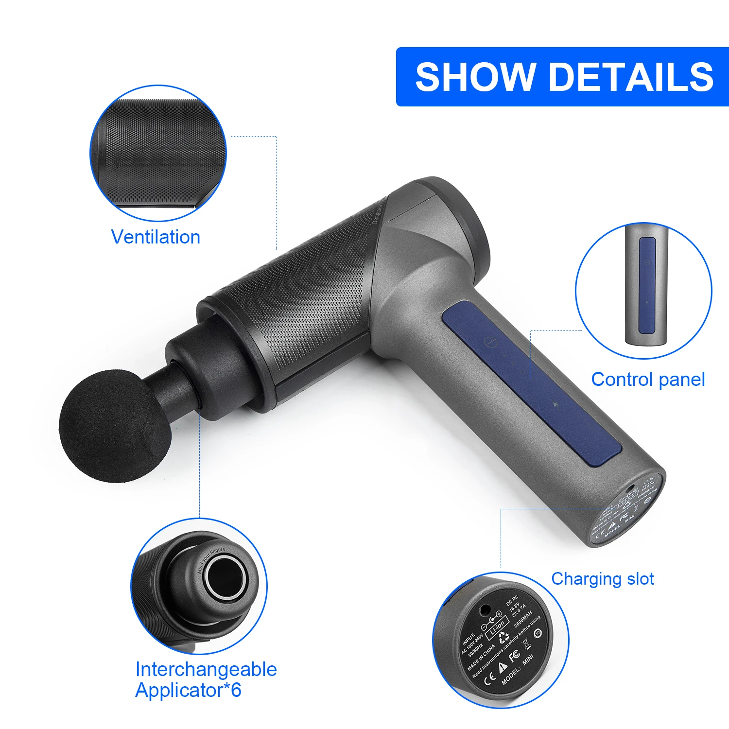 Mini Therapy Massage Guns Muscle Massager Pain Sport Massage Machine