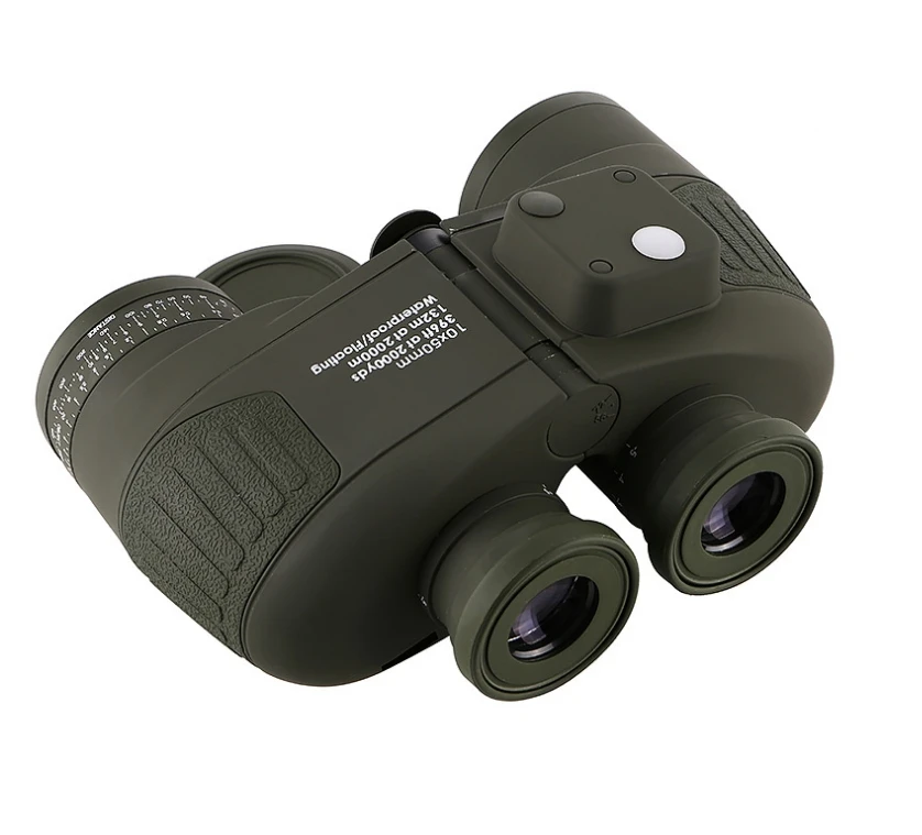 Navigation Binoculars Low Light Vision Non Infrared 10x50 With Compass ...