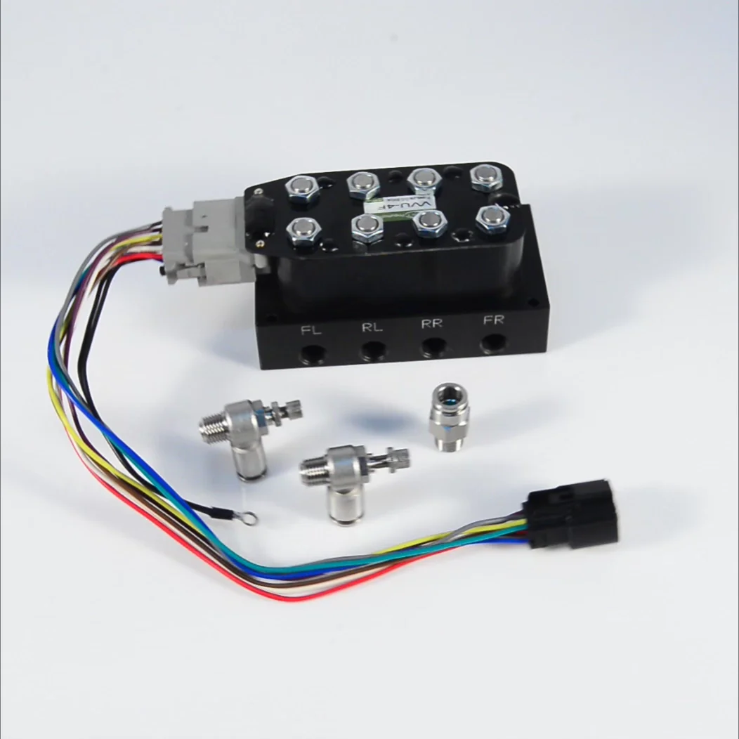 3/8 Npt 1/4npt Vu4 Air Suspension Solenoid Valve Air Ride 4 Corner