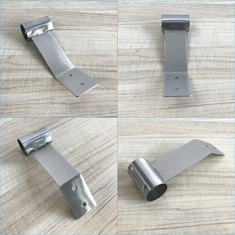 Factory Supply Good Quality 304 Stainless Steel Toilet Cubicle Partition Hanging Clamp Bracket
