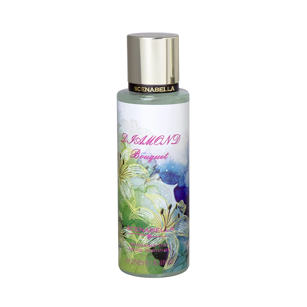 Newest 250ml Body Spray Private Label Fine Fragrance Body Mist Splash
