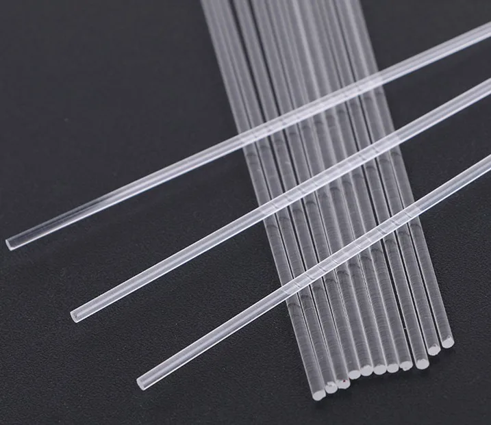 Manwah ABS Plastic Round Rod Sticks – 2.5mm Diameter X 250mm Length – 6 Pieces – MW-3355