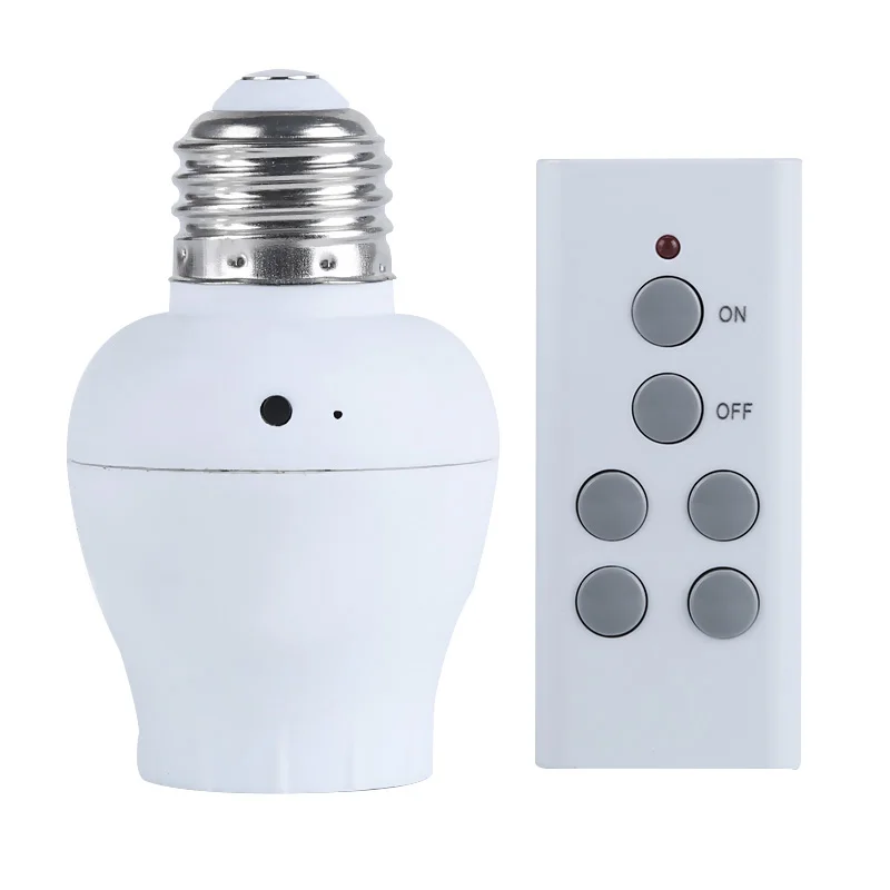 Lamp Remote control Screw Shell Light Switch Electric lamp holder Bulb Smart Socket