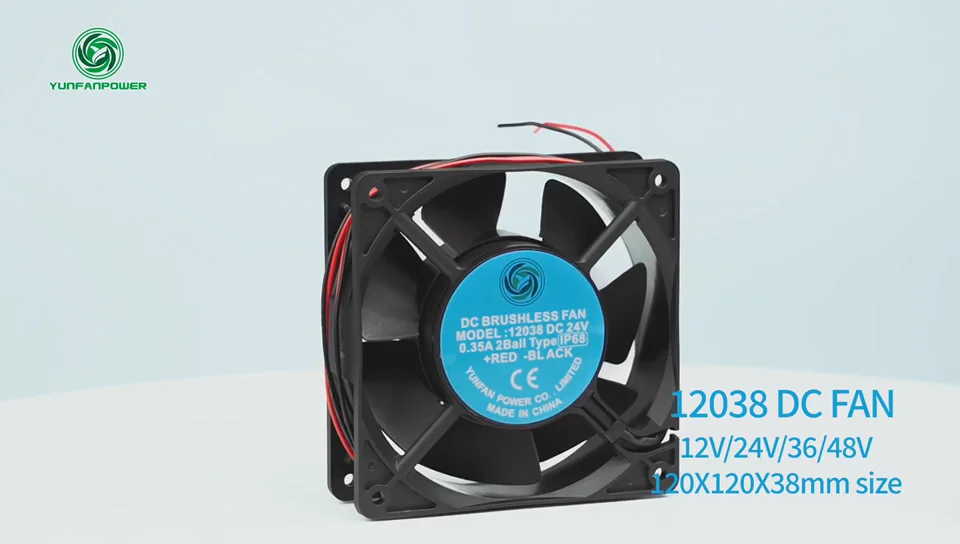 Ventilador PWM De 4 Pines Ventilador Para Servidor Minero 120x38