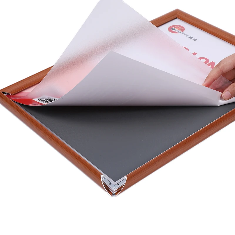 Wood Aluminum Frame A0/a1/a2/a3/a4/a5/b1/b2 Poster Frame Adjustable