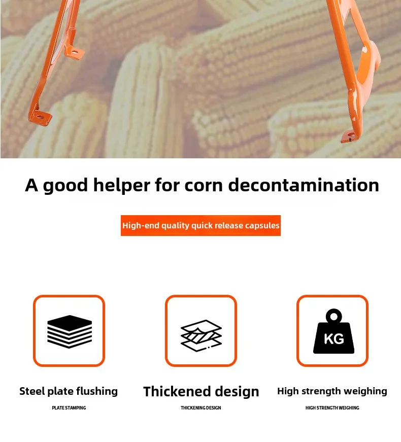 Factory Wholesale Home Use Semi-Automatic Hand-Cranked Corn Peeling Machine with Motor Small Corn Threshing Sheller