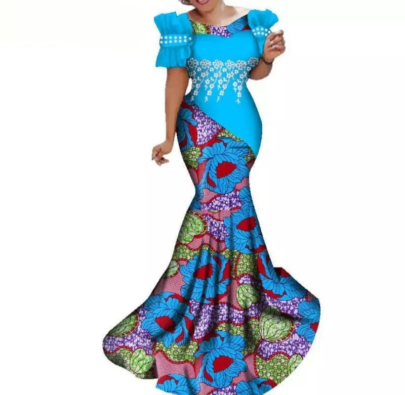 Traditional African Apparel Sleeveless African Mermaid Wedding Dress Buy African Apparel 4102