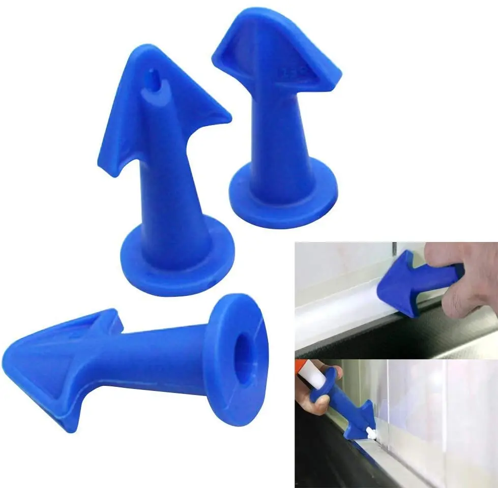 Silicone Sealant Caulk Nozzle Silicone Caulking Finisher Grout Scraper
