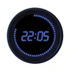 China supplier indoor latest design round led wall clock digital wall clock work by adaptor