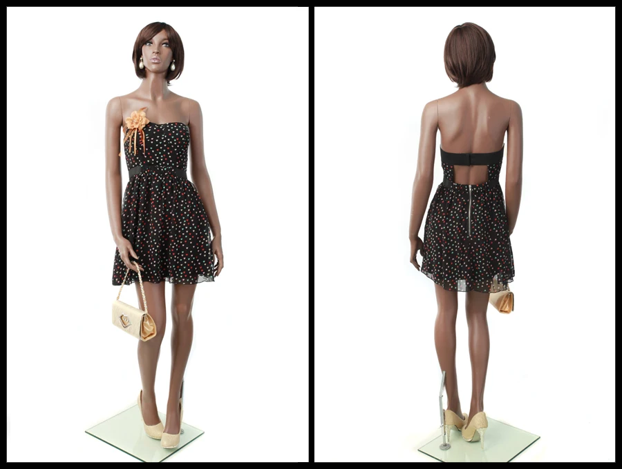 African American Mannequin Fashion Display Full Body Mannequin Lifelike
