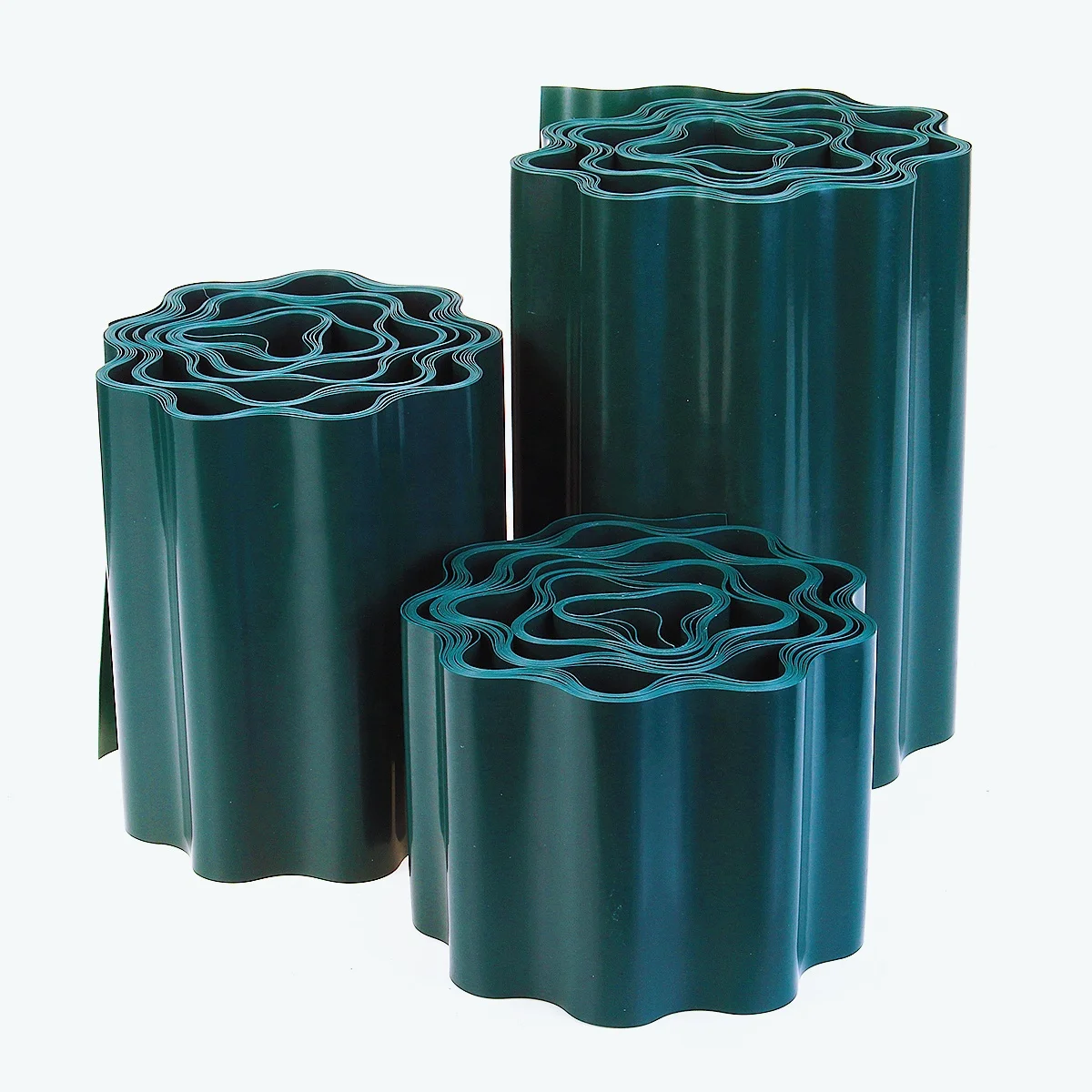 Flexible Decorative Corrugated Plastic Garden Lawn Edging Border For Diy Outdoors Landscaping