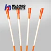 Hot selling Fiberglass Roadside Delineator Markers stake with cap and Reflector,Super Durable fiberglass stake with cap