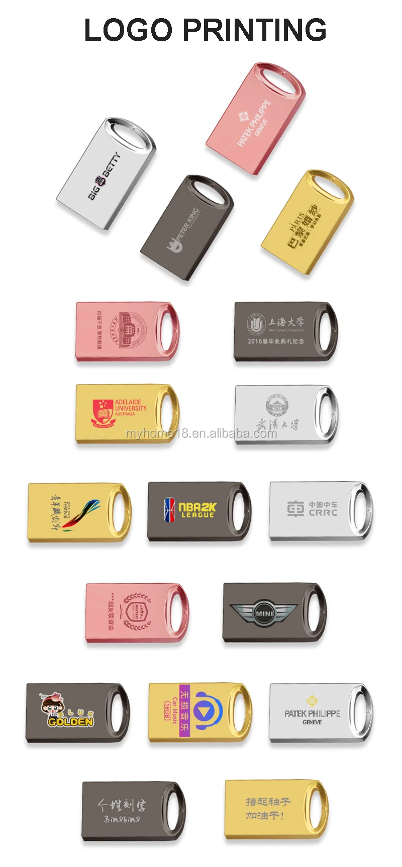 Factory Price For Kingston 8Gb 16GB 32GB 64GB Usb Flash Drive Brand Custom Memoria Usb 3.0 - ANKUX.COM