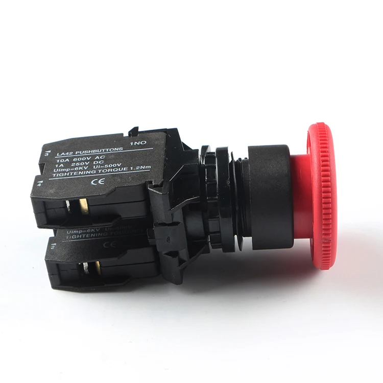 La42 Series Emergency Stop Rotary Return Momentary Mushroom Push Button