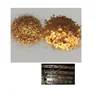 aluminum glitter powder 250 degrees resistant gold bronze hexagonal flash pigment for plastic injection molding fishing gear