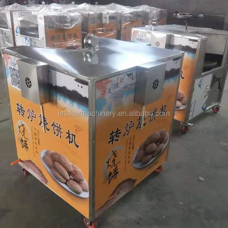 Turkish Pita Bread Baking Machine Making Greek Pita Arabic Bread Gas