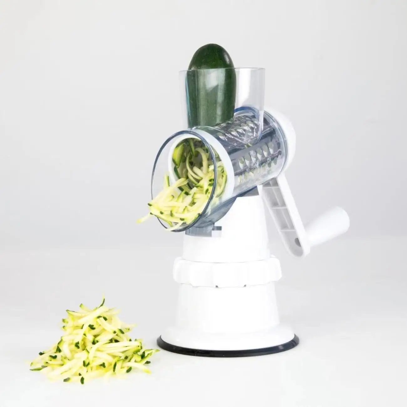 2nd Generation Multifunctional Hand-Cranked Kitchen Tool Plastic Fruit & Vegetable Cutter for Potatoes Shredded Vegetable Slices