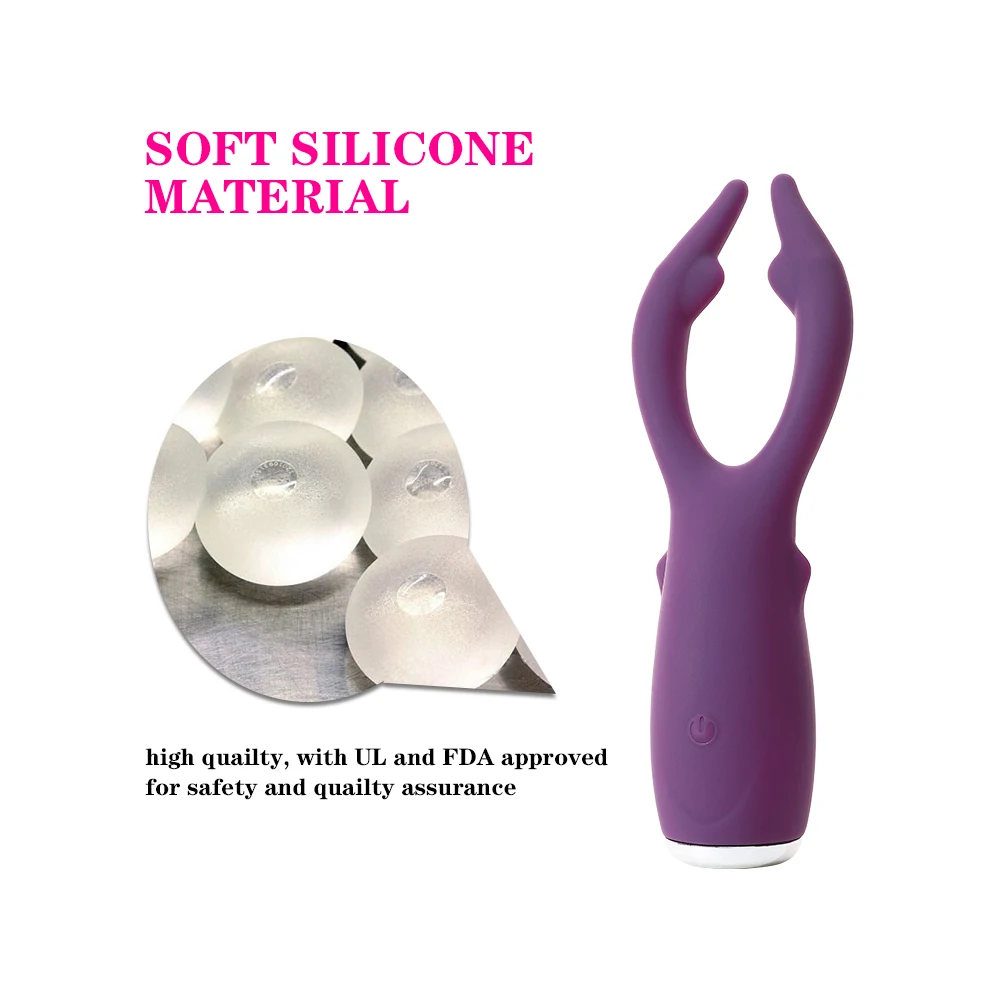 New Clitoris G Spot Silicone Vibrator Vagina Sex Toys Mastu