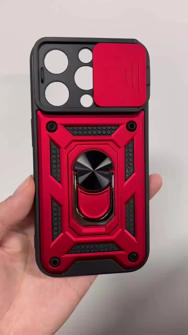 Heavy Duty Ring Kickstand Phone Case for T-Mobile REVVL 7 Pro 5G Slide Camera Protection Mobile Phone Cover Heavy Duty Ring Kickstand Phone Case for T-Mobile REVVL 7 Pro 5G Slide Camera Protection Mobile Phone Cover