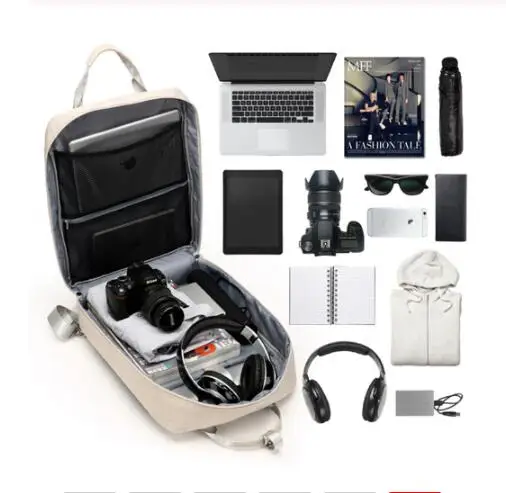 Notebook PC Tablet Knapsack Daypack USB Charge Laptop Backpack Bag