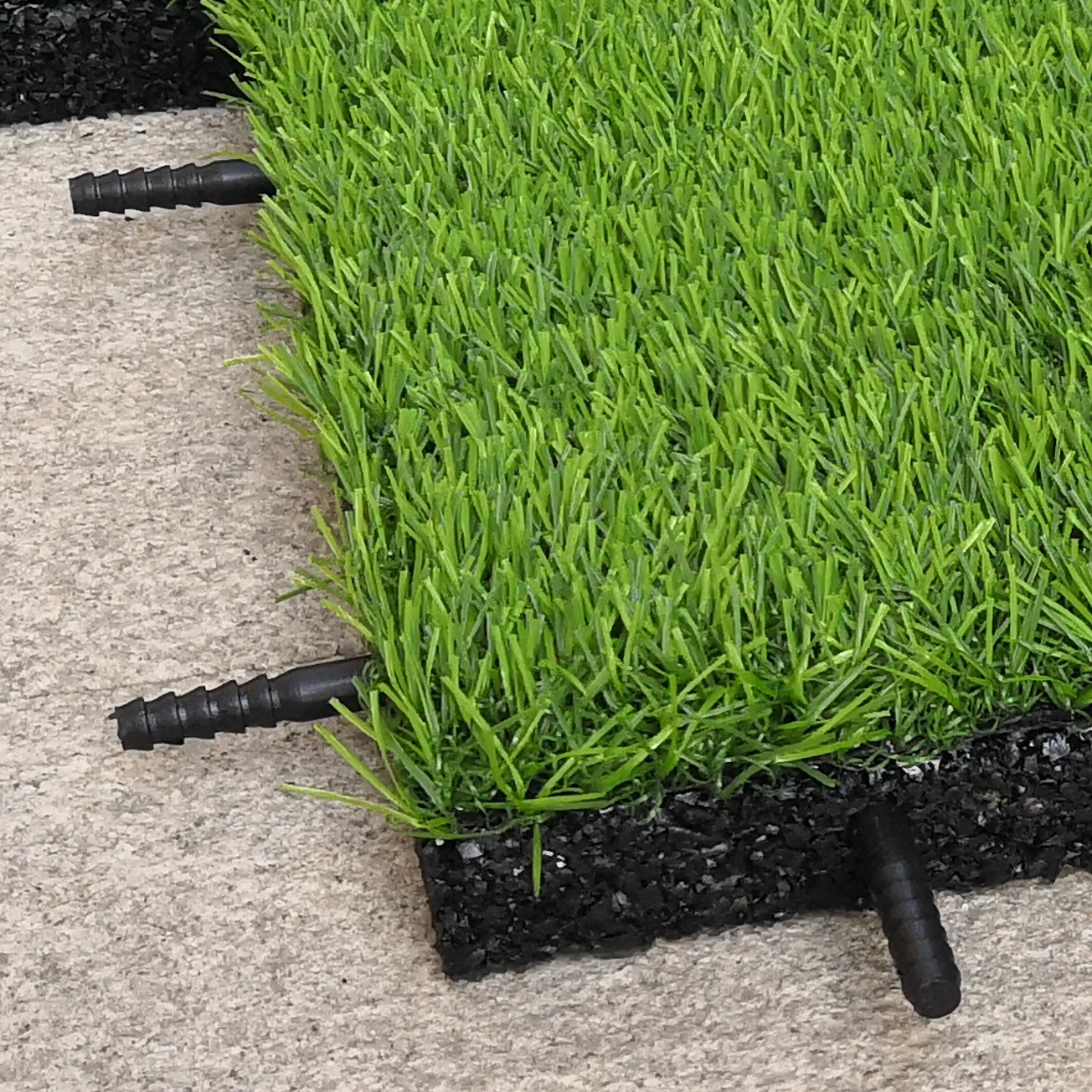 Shock Absorption Rubber Mat Green Artificial Grass For Gym Buy Rubber