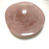 Wholesale price natural hand carved rose quartz crystal energy pink quartz bowl for healing and decoration
