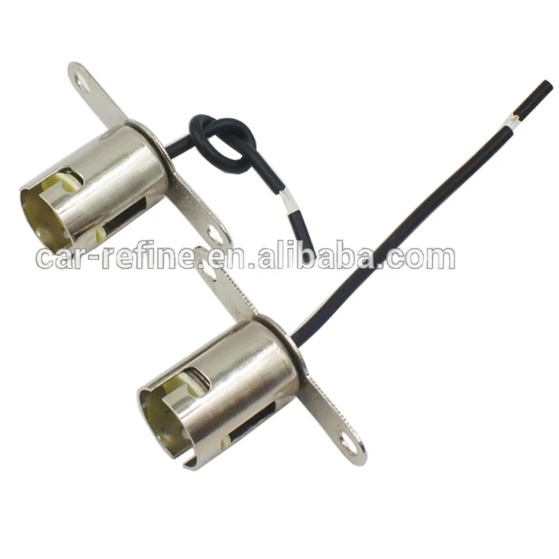 Ba15s 1156 Led Light Bulb Socket Auto Lamp Holder Base Single Contact ...