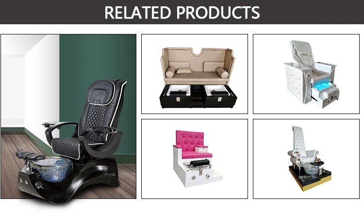 Modern luxury salon recline back massage spa foot pedicure chair