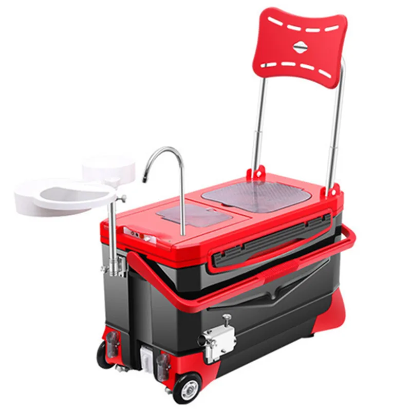 fenwick fishing tackle box seat cooler MATEIN Rolling with Cooler, Large Backpack with Wheels Fenwick's Sport Seat 9050 -