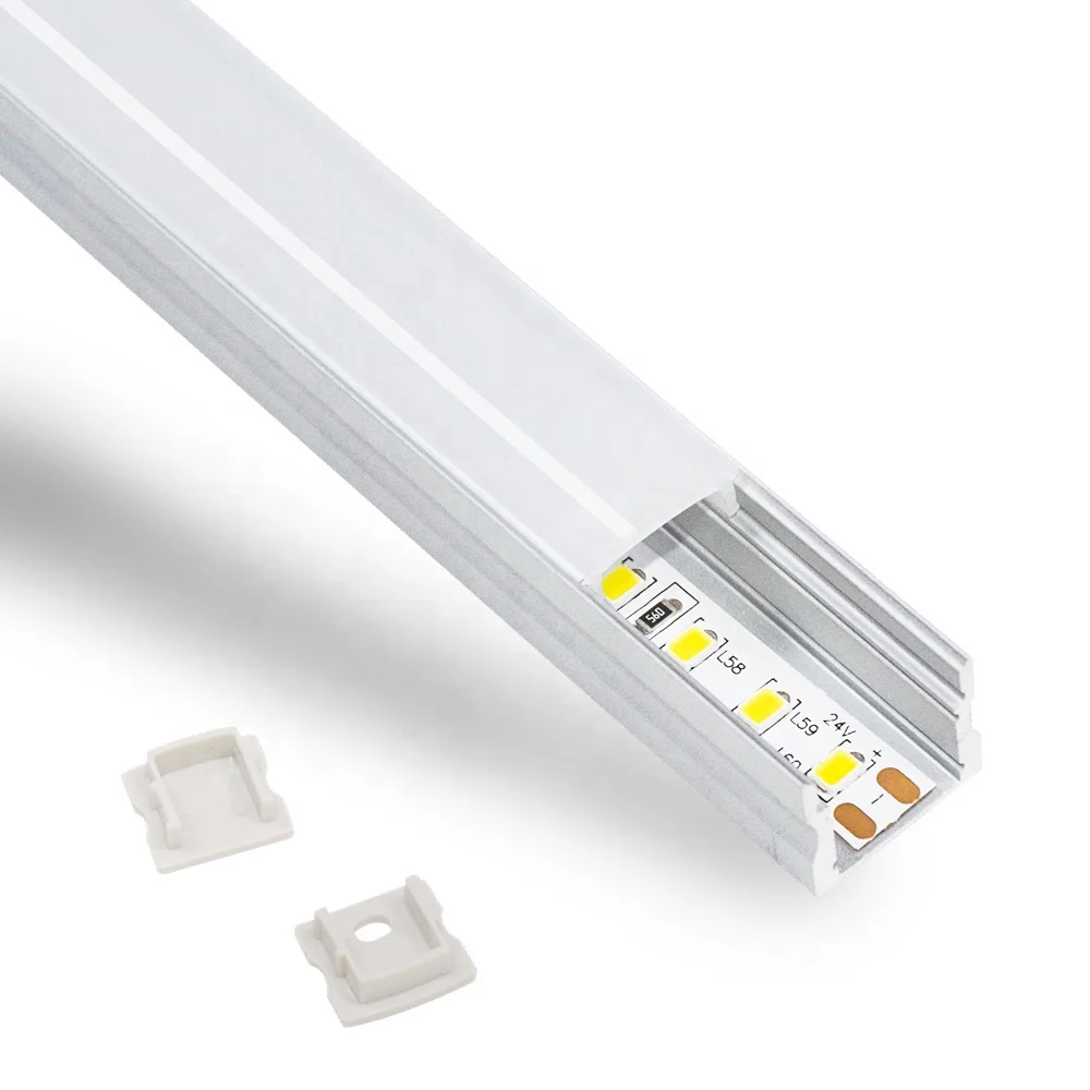 XT-1716 LED linear light with 2835 120leds/m led strip light and aluminum profile applied in cabinet lighting
