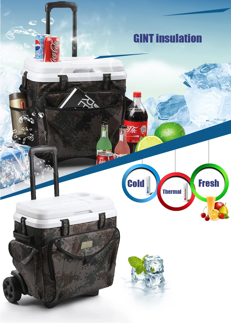 18l Fishing Ice Cooler Box Portable Wheeled Hard Cooler With Ce Approved Cooler Box Wheels Buy