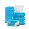 China wholesale paper-drawn cotton non-woven disposable face towel