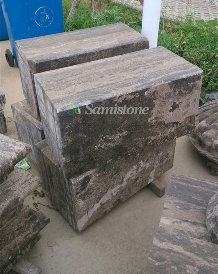 Samistone Limestone Price buy Leather Surface Brown limestone Tile