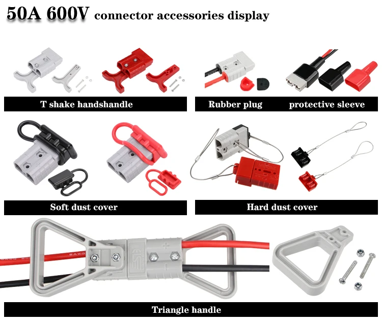 50a 600v Battery Connector /industrial Battery Connector /quick