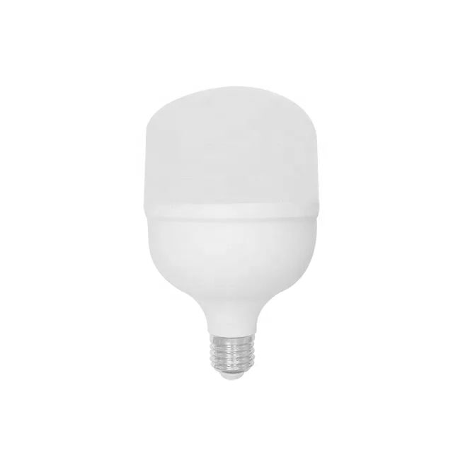 Woojong high quality manufacturer Plastic coated aluminum B22E27 T100 30W T shaped led bulb