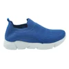 European Popular Cool Women Mid Top Platform Casual Blue Running Shoes
