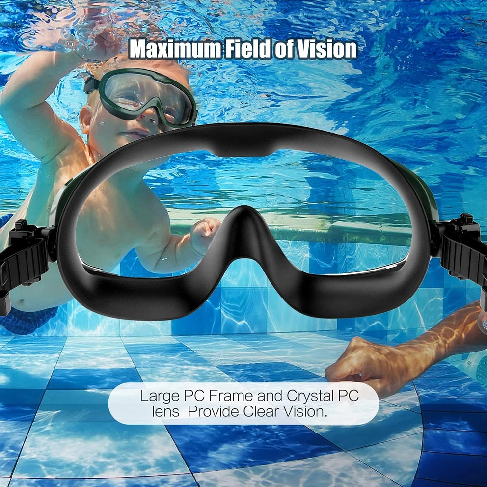 Cheap Price Kids Funny Swimming Goggles Wide View Free Swim Goggles