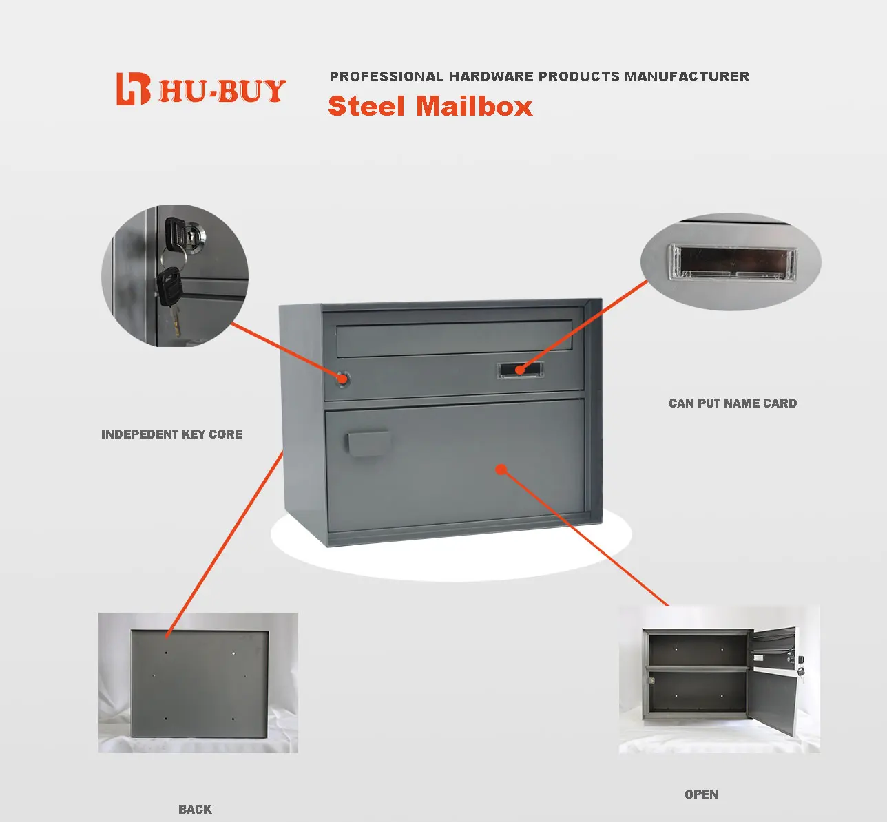 Secure and Stylish Mailbox - Best Selling Box Wall Mounted