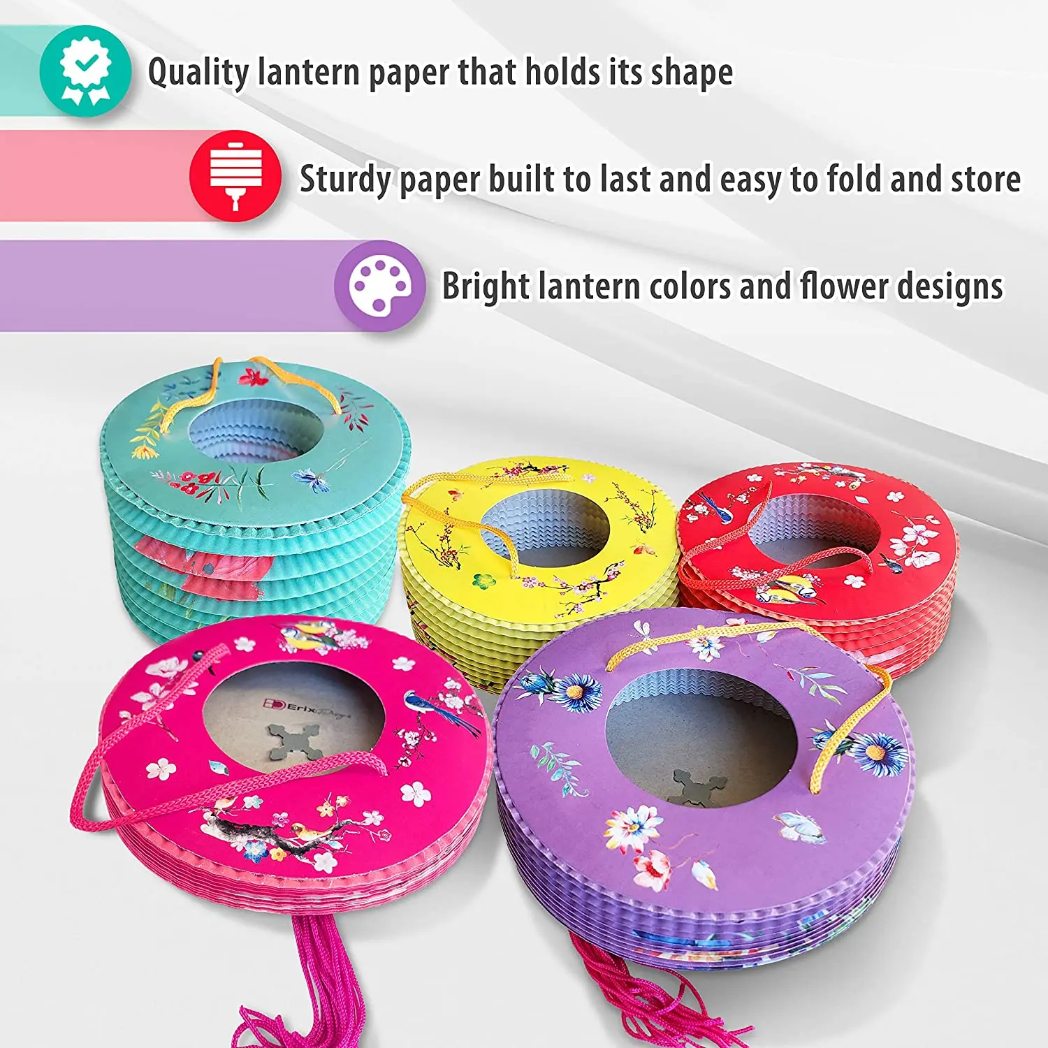 Nicro Custom Latest Prom Printed Colorful Accordion Cylindrical