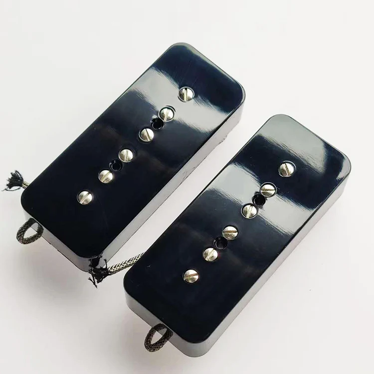 Wholesale Alnico 5 Black Humbucker Size P90 Electric Guitar
