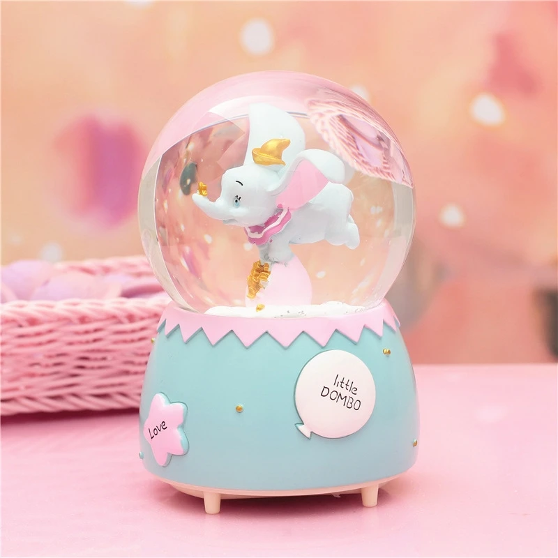 Wholesale Creative Decoration Lamp Birthday Gift Crystal Ball Music Box